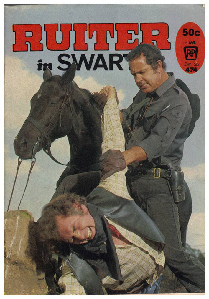 Ruiter in Swart